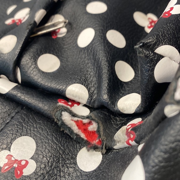 Cute Minnie Mouse mini backpack. Purchased at Disney Orlando. Gently used. - Picture 4 of 5